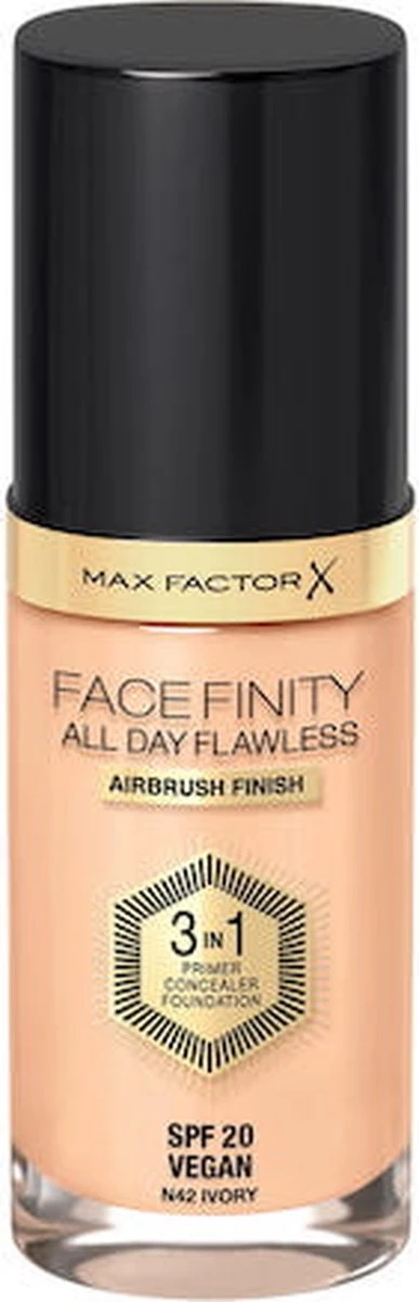 Max Factor Facefinity All Day Flawless 3-In-1 Vegan Foundation 042 Ivory - Afbeelding 9