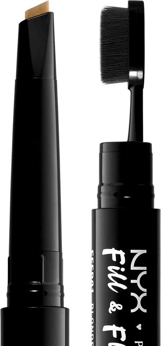 NYX Professional Makeup Fill & Fluff Eyebrow Pomade Pencil - FFEP01 Blonde - Wenkbrauwpotlood - 0,2 Gr - Afbeelding 3