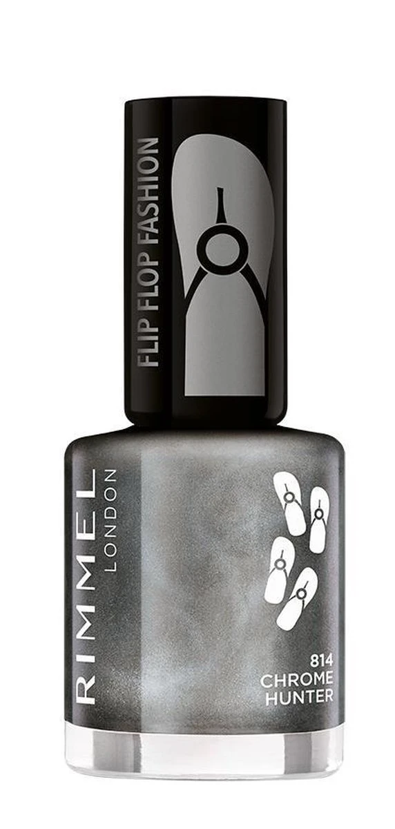 Rimmel London 60 Seconds Flip Flop Fashion Nagellak - 814 Chrome Hunter - Afbeelding 7
