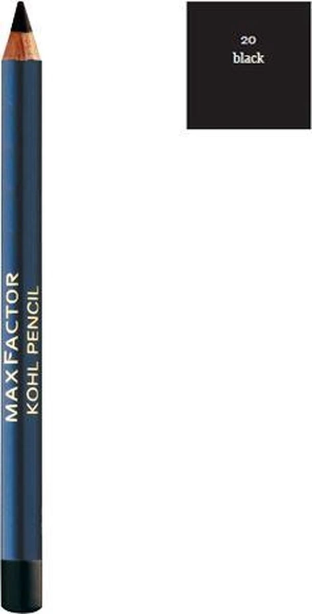Max Factor Kohl Pencil Oogpotlood - 020 Black - Afbeelding 9