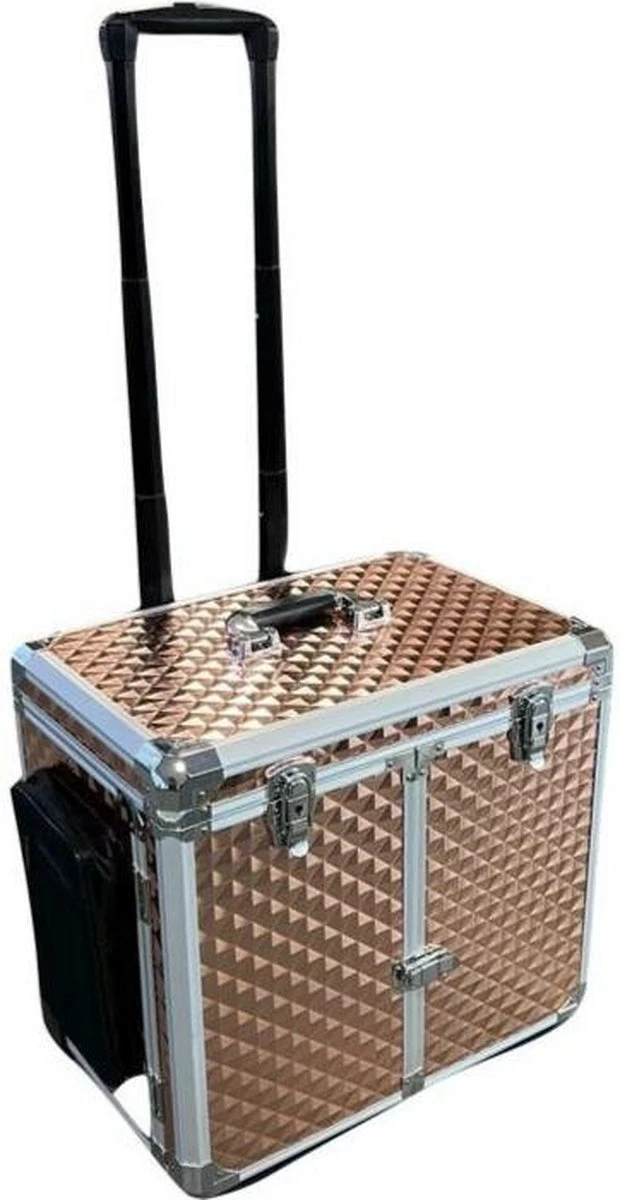 Pedicure Koffer/trolley - Professional Pedicure Case - Rose Gold Disco - Afbeelding 2