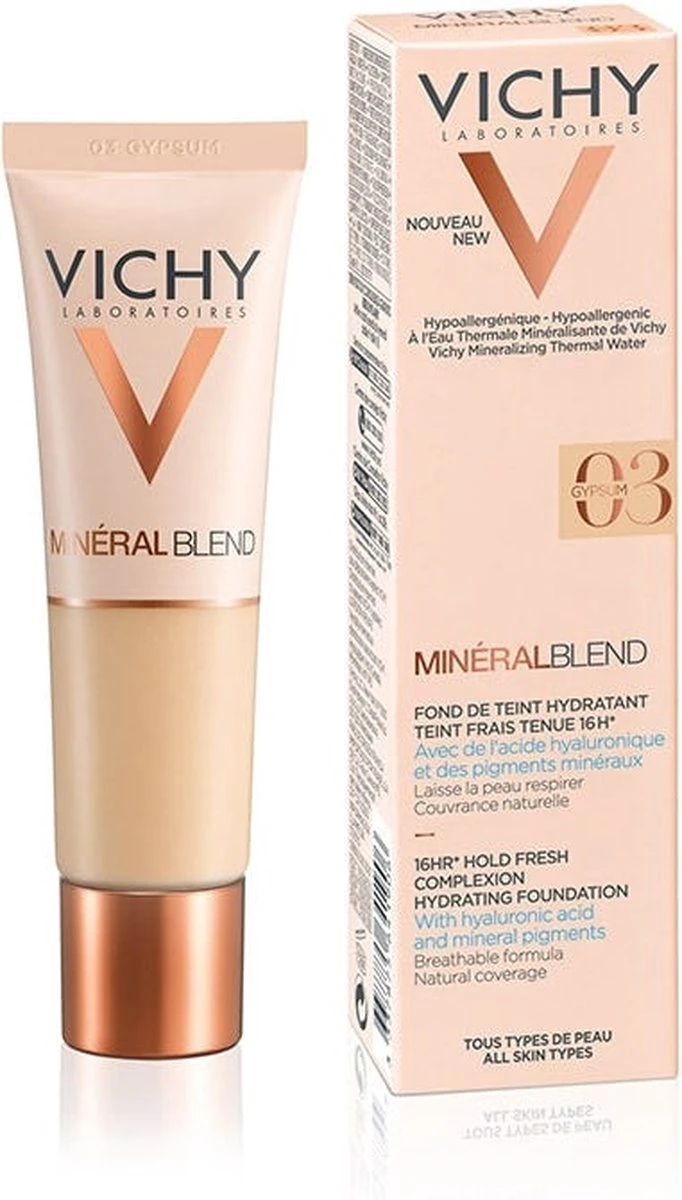Vichy Minéralblend Foundation - 03 Gymsum - 30 Ml - Afbeelding 11
