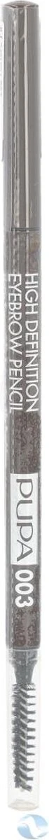 PUPA Milano High Definition Eyebrow Pencil 003 - Dark Brown - Afbeelding 4