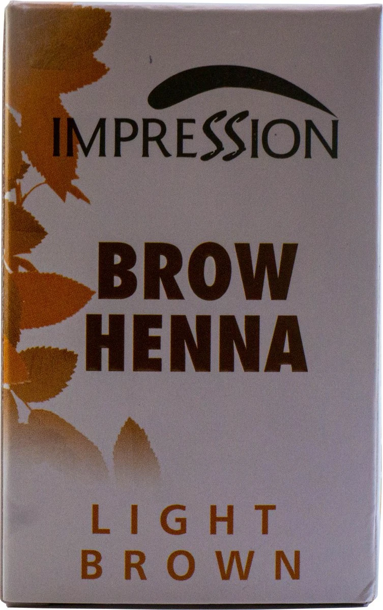 Impression Henna Wenkbrauwverf | Lichtbruin | Light Brown | Brun Clair | Brow Henna | Goed Voor Meer Dan 20 Behandelingen - Afbeelding 6