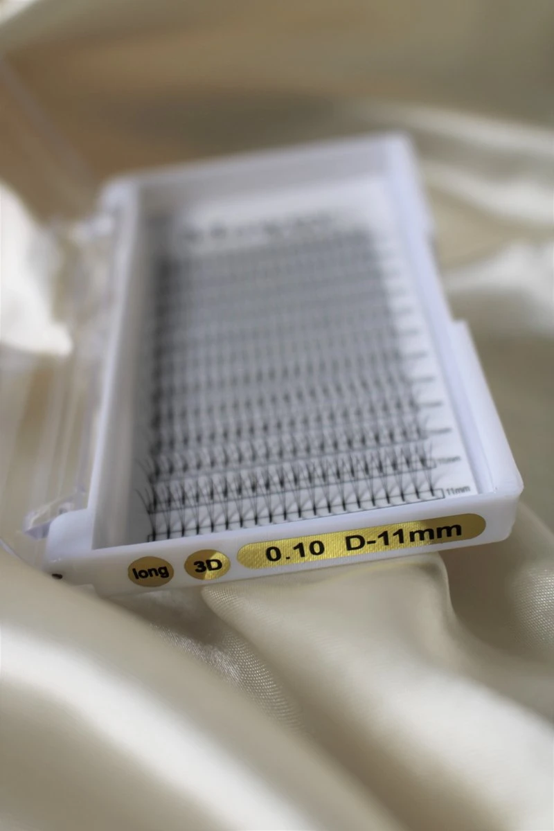 Mowny Beauty - Wimperextensions - 3D Premade Fans - 11mm 0,10mm D-krul - Natuurlijke Wimperextensions - Russisch Volume - Afbeelding 2