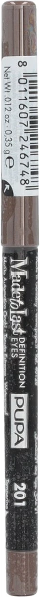 Pupa Milano Made To Last Definition Eyes Oogpotlood - 201 Bon Ton Brown - Afbeelding 6