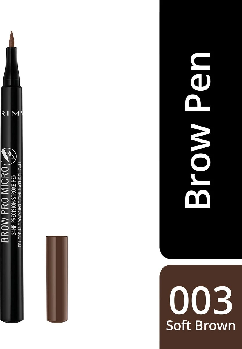Rimmel London Brow Pro Micro Eyebrow Gel - 003 Soft Brown - Afbeelding 11