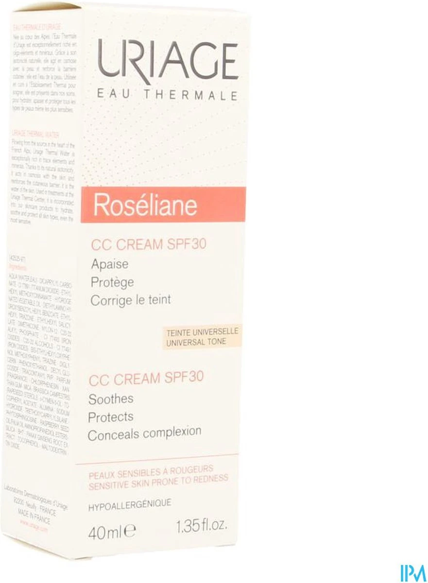 Uriage Roséliane Cc Crème Spf30 - Afbeelding 6