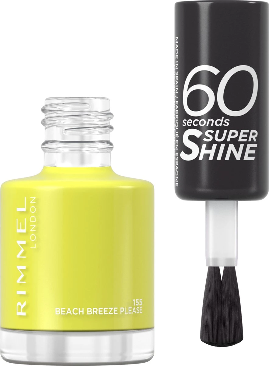 Rimmel London 60 Seconds SuperShine Nagellak - 155 Beach Breeze Please - Afbeelding 2