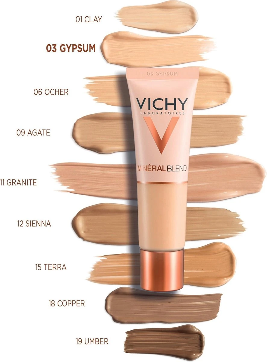 Vichy Minéralblend Foundation - 03 Gymsum - 30 Ml - Afbeelding 5