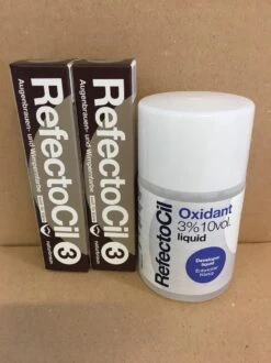 RefectoCil 2 Stuks Natuur Bruin + 100ml Oxidant