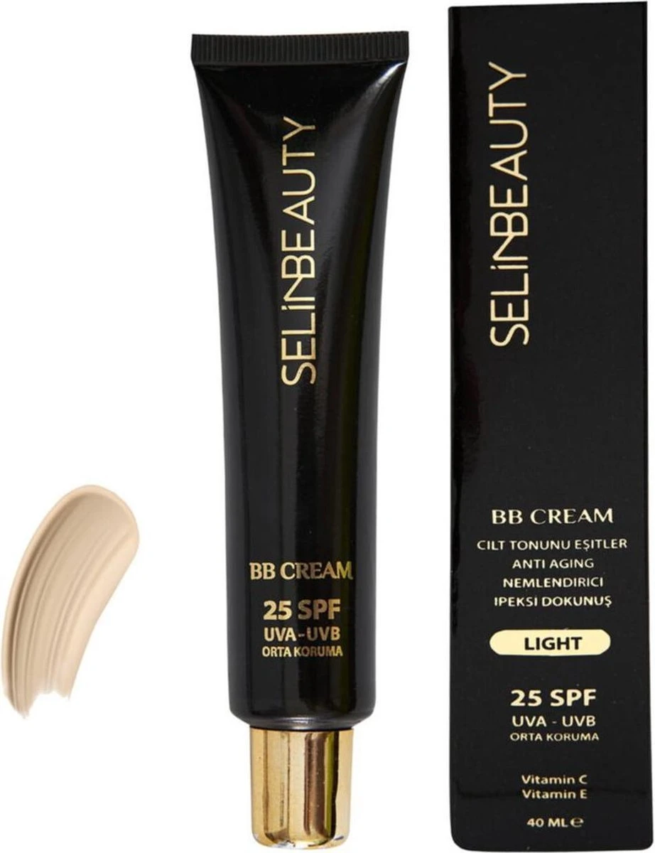 Selin Beauty BB Cream Light SPF 25, Hydrateert, Egaliseert En Corrigeert, Vermindert Roodheid, Geeft Een Gelijkmatige Teint, Geeft Je Huid Direct Een Boost. - Afbeelding 2