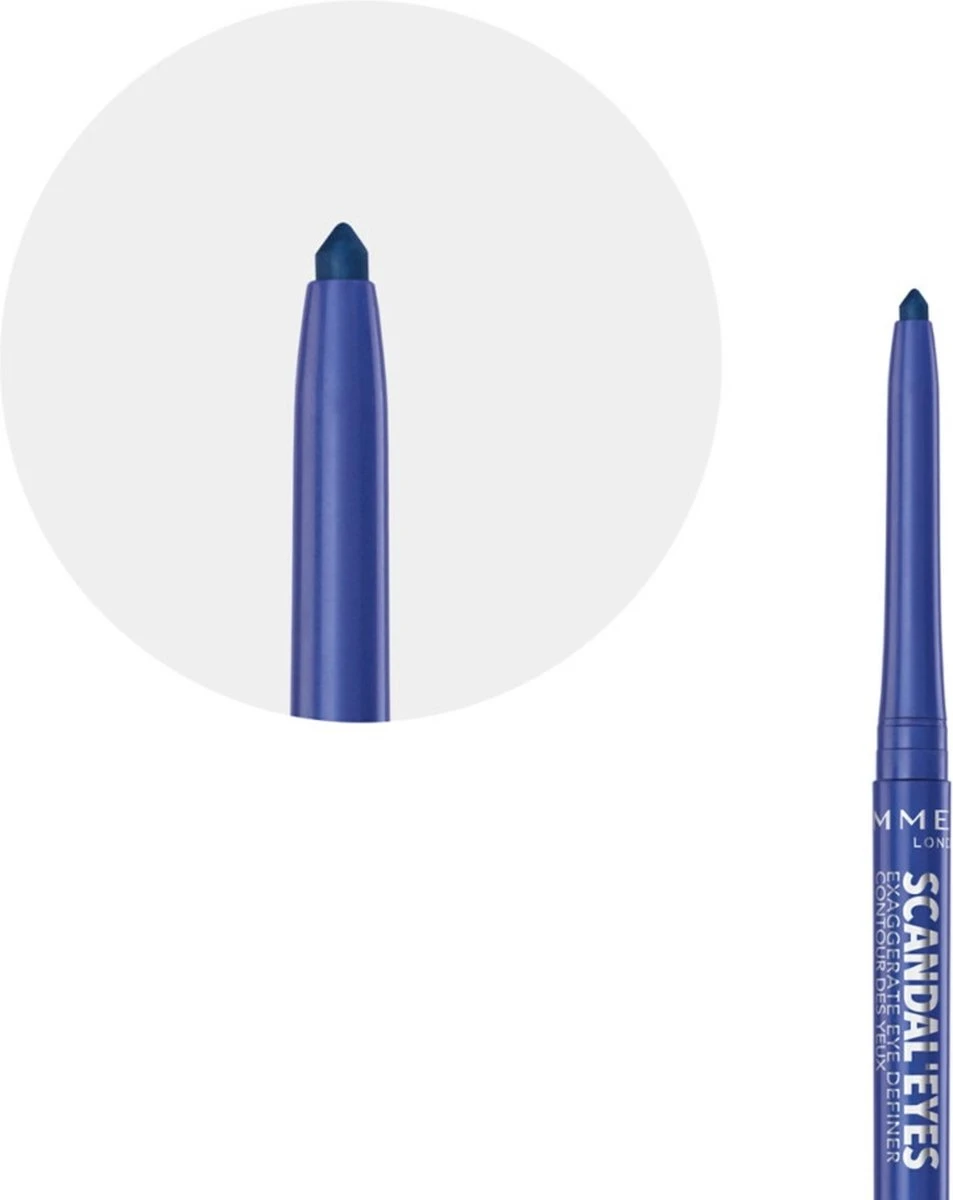 Rimmel London Exaggerate Full Colour Eye Definer Oogpotlood - 004 Cobalt Blue - Afbeelding 4