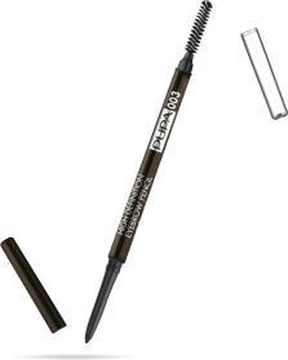 PUPA Milano High Definition Eyebrow Pencil 003 - Dark Brown - Afbeelding 6