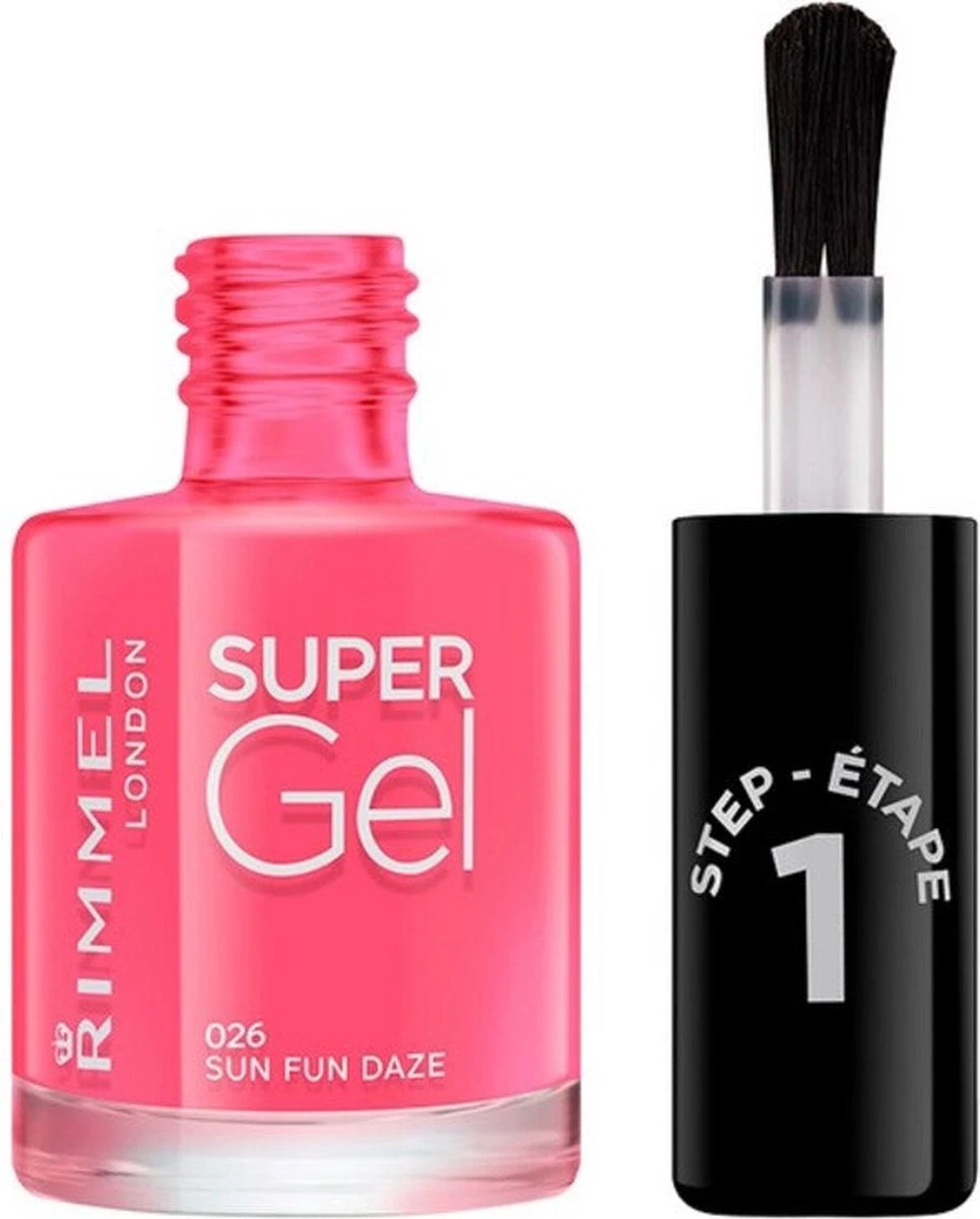 Rimmel London SuperGel Nagellak - 025 Urban Purple - Afbeelding 10